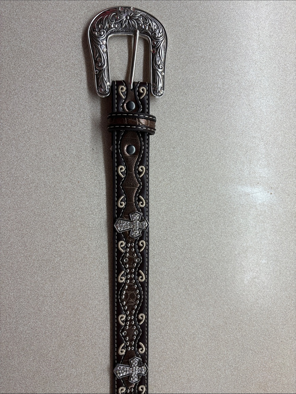 Ariat Girls Brown leather belt